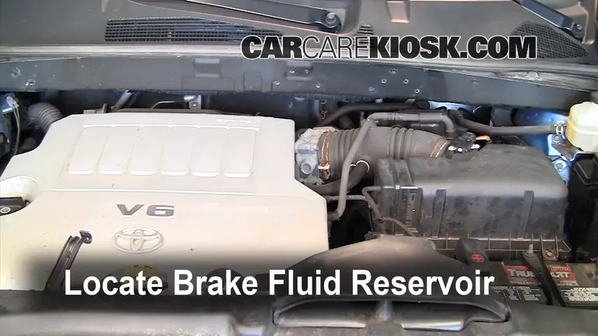 2008 Toyota Highlander Sport 3.5L V6 Brake Fluid
